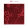 Fabric, silk-cotton jacquard, bordo