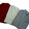 Fleece silk bathrobes
