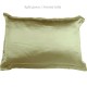 Oxford style natural silk pillow cases, green color
