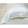 Balti natūralaus šilko užvalkalai pagalvėms 