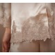 Silk pajama with lace CRISTY