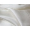 Fabric, silk charmeuse, off-white, 19 mm