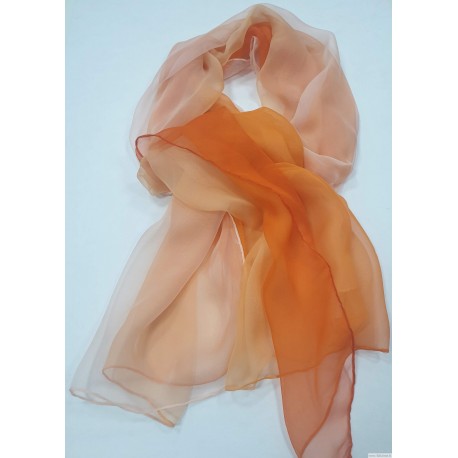 Light and soft full size silk veil scarf