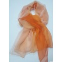 Light and soft full size silk veil scarf