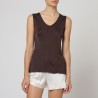 Silk Jersey Top PETRA with wide shoulder straps