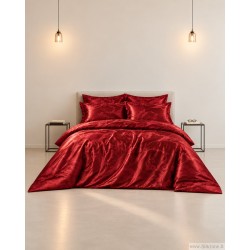 Silk bedding set „Silk Nouveau Burgundy“